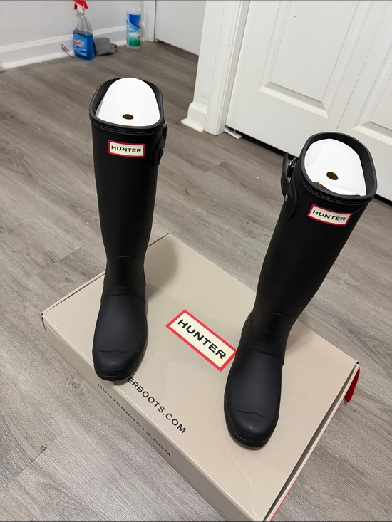 Hunter Shoes - Hunter Black Women's Tall Rain Boots